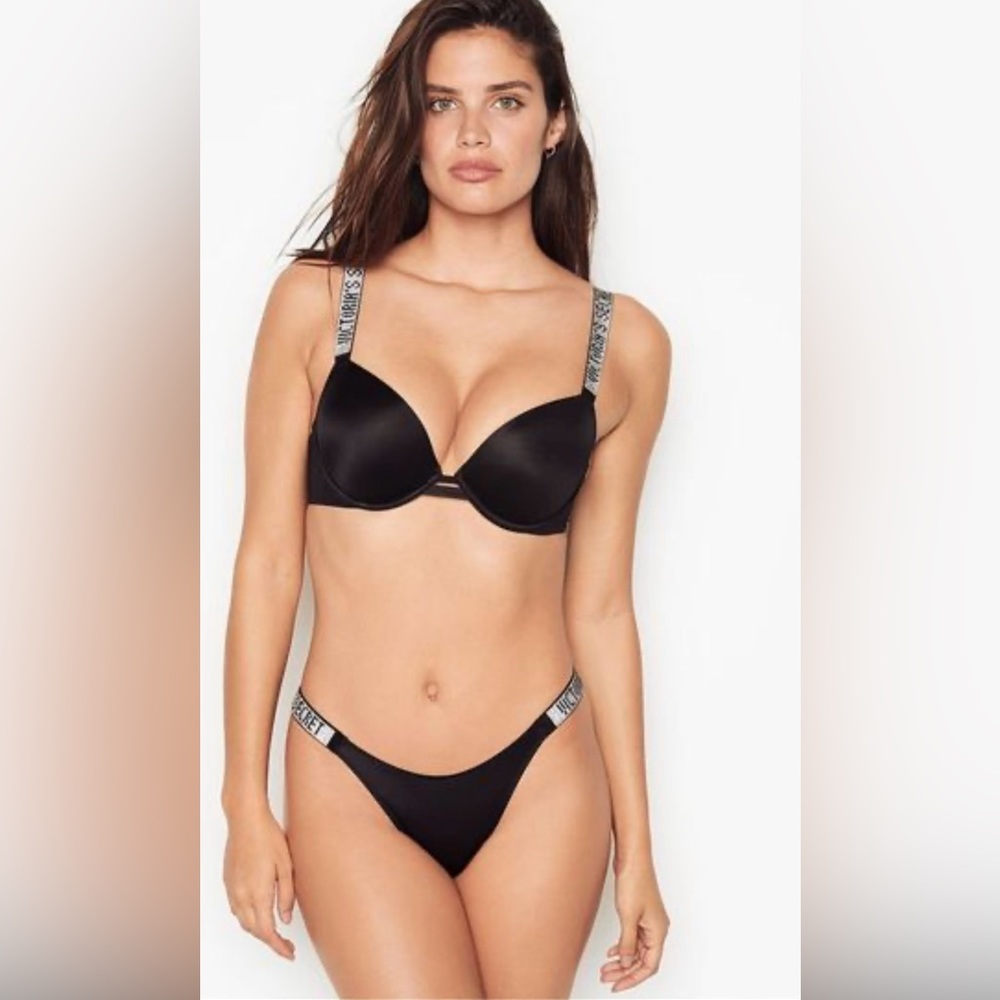 Victoria’s Secret Shine Push-Up Bra and Panty